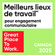 Meilleurs lieux de travail pour engagement communautaire 2025