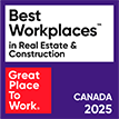 Best Workplaces Real Estate and Construction 2025