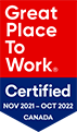 Great Place to Work Certified 2021 - 2022